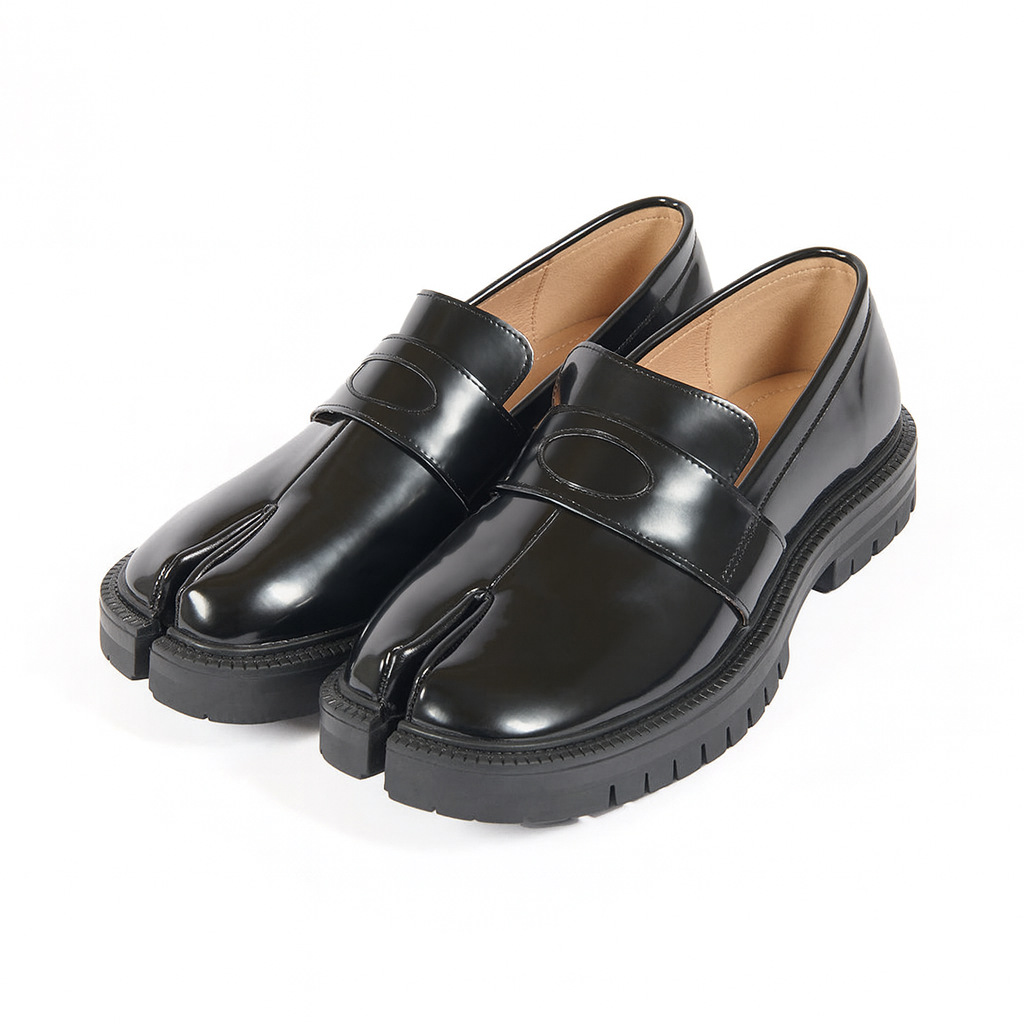 Tabi Loafer Leather Maison Margiela Leather Tabi Lace-Up  display picture 3