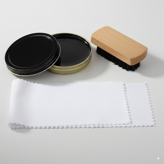 <tc>Kit d’entretien pour chaussures en cuir</tc>